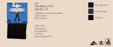 OMSA    080OM- 080om gambaletto microfibra micro70 - Fratelli Parenti